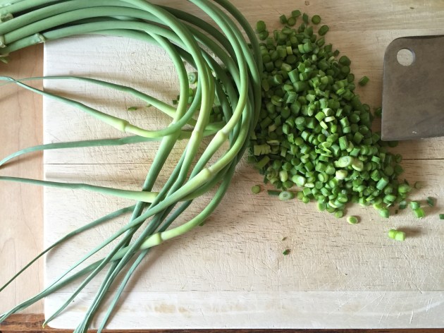 garlic scapes