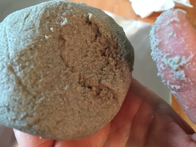 Millet flour roti dough